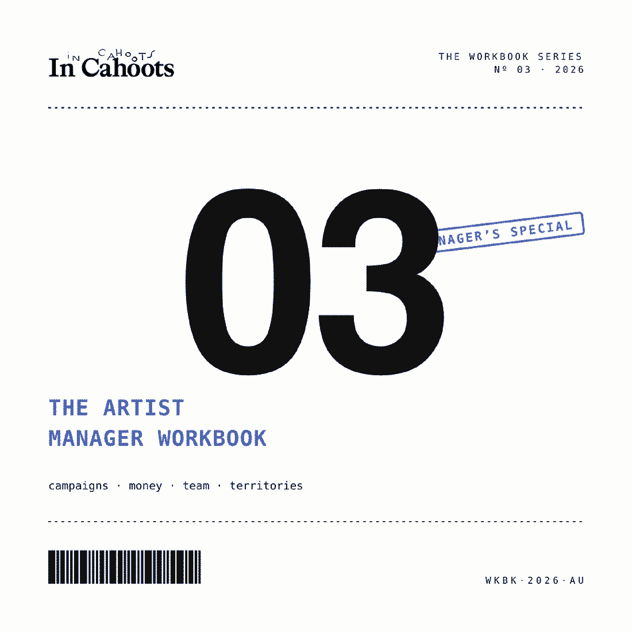 The Artist Manager Workbook